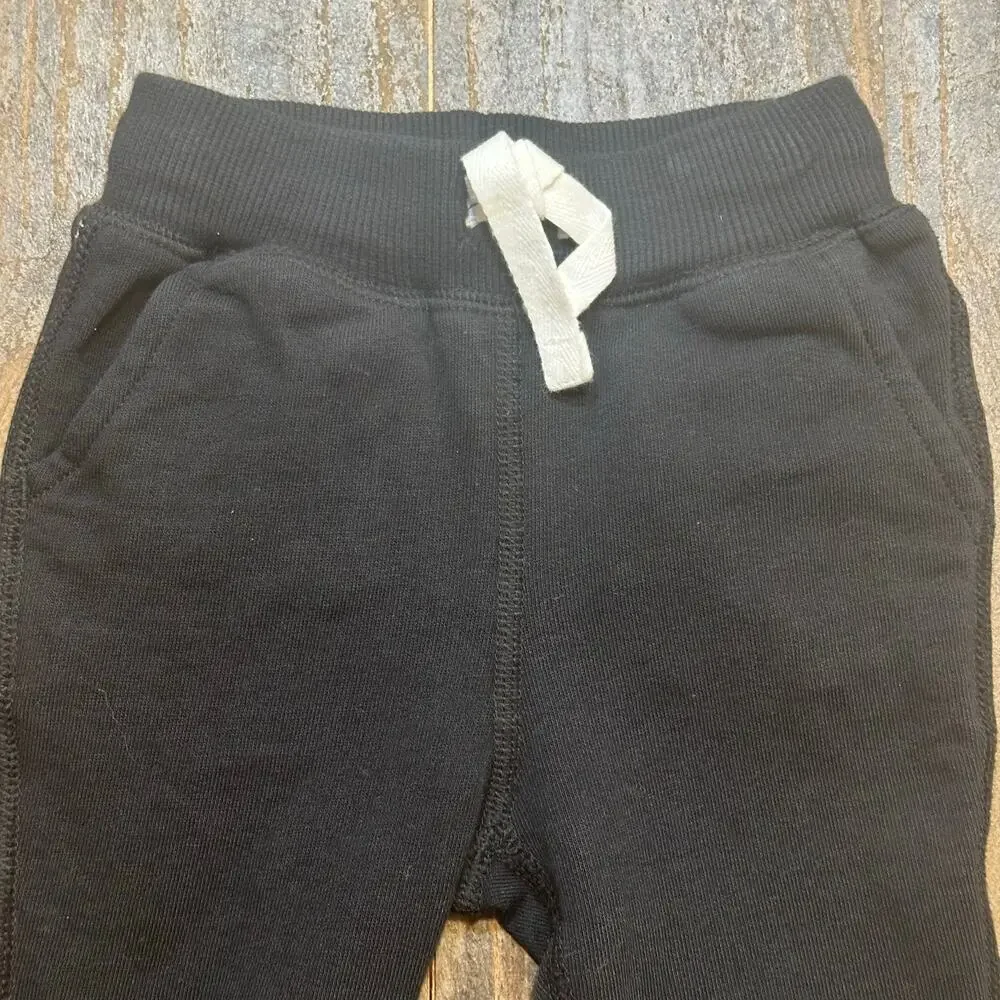 Hanna Andersson Sweatpants sz 6-12 months Black Unisex Sweatpants